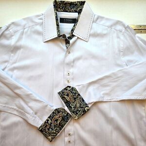 COOGI | Shirts | Coogi Light Pink Dress Shirt With Unique Button Design |  Poshmark
